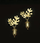 Suzan Rezac 18K gold Acorn earrings