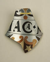 Suzan Rezac. Jewelry. "Diruta". Brooch. Silver, shakudo, copper, 18K gold, shibuichi, bronze. Inlay.
