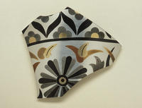 Suzan Rezac. Jewelry. "Anatolia". Brooch/pendant. Silver, shakudo, shibuichi, bronze, copper. Inlay.